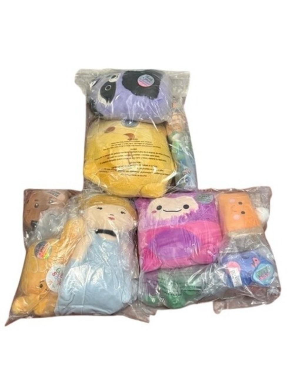 Plush Lot 12 + Pieces Stuffed Animals Squishmallows Disney Marvel Kids Gift Toys